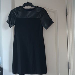 Leather dress